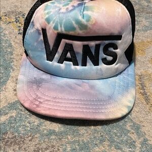 Vans Kids Tie-Dye Cap with Black Logo